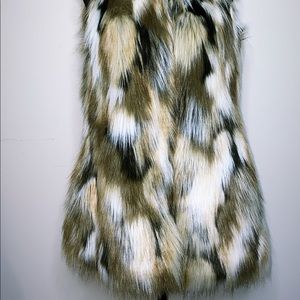 Zara Faux Fur Vest